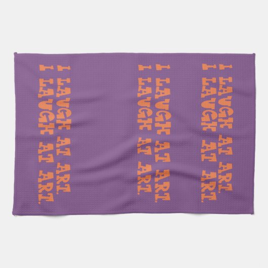 私は芸術の台所タオルを嘲笑します キッチンタオル (横)