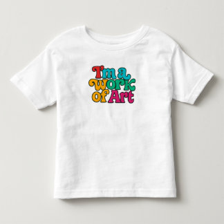 私は芸術作品 トドラーTシャツ