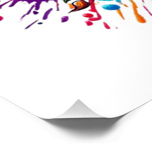 私は芸術家だ |画家 |スケッチ |アート先生 ポスター (コーナー)