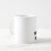 私は芽キャベツを愛します コーヒーマグカップ (正面左)