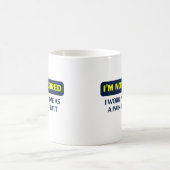 私は苦痛として退職した、私パートタイムで働きますではないです コーヒーマグカップ (中央)