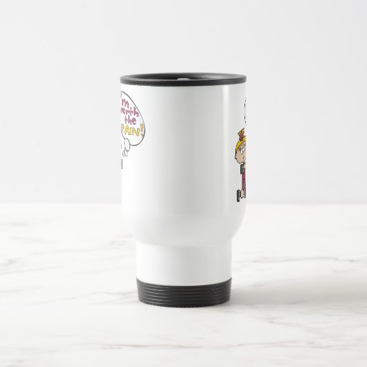 私は苦痛のフィットネスの価値があります トラベルマグ (中央)