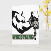 私は苦闘します カード (黄色い花)