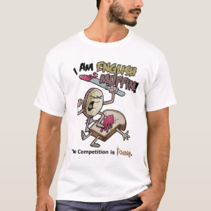 私は英国マフィンです! Tシャツ