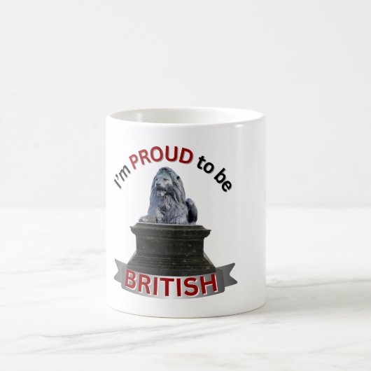 私は英国人であることを誇りに思います コーヒーマグカップ (中央)