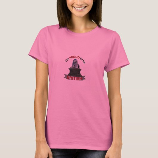 私は英国人であることを誇りに思う Tシャツ (正面)