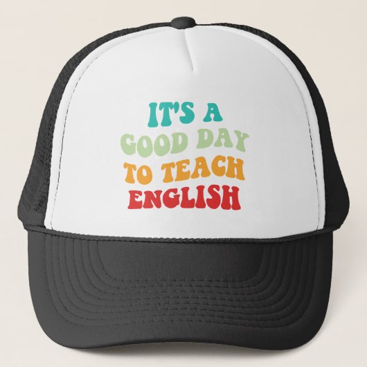 私は英語が上手教えだ キャップ (正面)