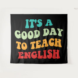 私は英語が上手教えだ タペストリー