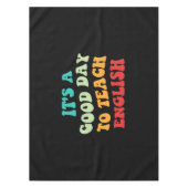 私は英語が上手教えだ テーブルクロス (正面)