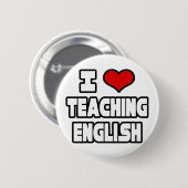 私は英語が教え大好き 缶バッジ (正面&裏面)