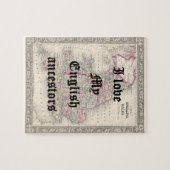 私は英語の祖先が大好き |カスタムパズル ジグソーパズル (横)