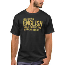 私は英語を専攻しました