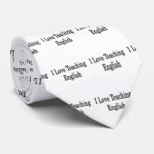 私は英語を教えることを愛します ネクタイ (ロール)