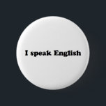 私は英語を話します 缶バッジ<br><div class="desc">私は英語を話します</div>