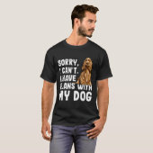 私は英語コッカーSの予定が入っていなくてごめんなさい Tシャツ (正面フル)