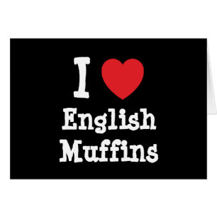 私は英語マフィンズハートTシャツが好きです