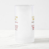 私は英雄的であることを試みます フロストグラスビールジョッキ (中央)