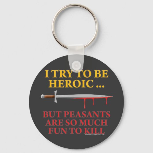 私は英雄的になる キーホルダー (正面)