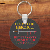 私は英雄的になる キーホルダー (正面)