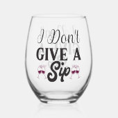 私は茎のないワ与えイングラスを飲まない ステムなしワイングラス (正面)