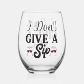 私は茎のないワ与えイングラスを飲まない ステムなしワイングラス (裏面)