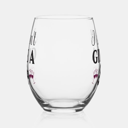 私は茎のないワ与えイングラスを飲まない ステムなしワイングラス (左)