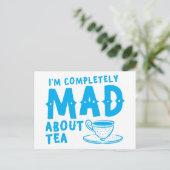 私は茶について完全に気違いです ポストカード (スタンド正面)