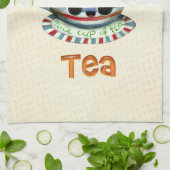 私は茶を愛します キッチンタオル (折り畳み)