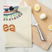 私は茶を愛します キッチンタオル (四つ折り)