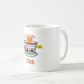 私は茶を愛します コーヒーマグカップ (正面右)