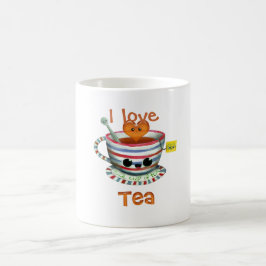 私は茶を愛します コーヒーマグカップ