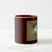 私は茶を食べます! ツートーンマグカップ (中央)