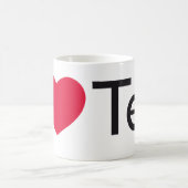 私は茶マグを愛します コーヒーマグカップ (中央)