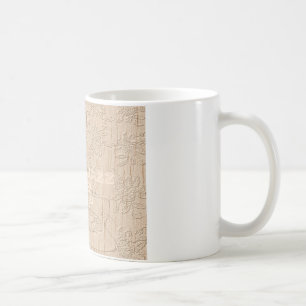私は茶色のハクナマタタ行く木が大好き コーヒーマグカップ