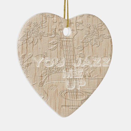 私は茶色のハクナマタタ行く木が大好き セラミックオーナメント (右)