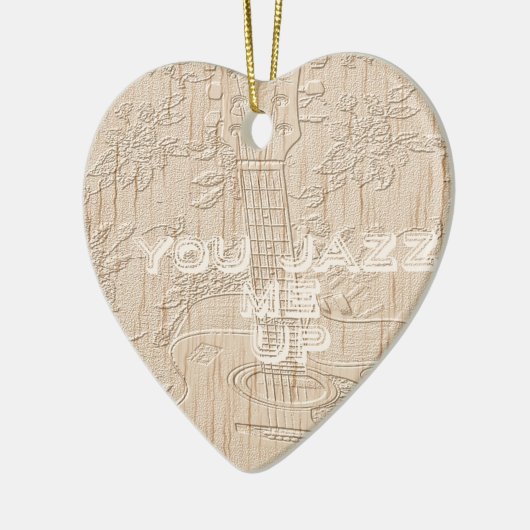 私は茶色のハクナマタタ行く木が大好き セラミックオーナメント (左)