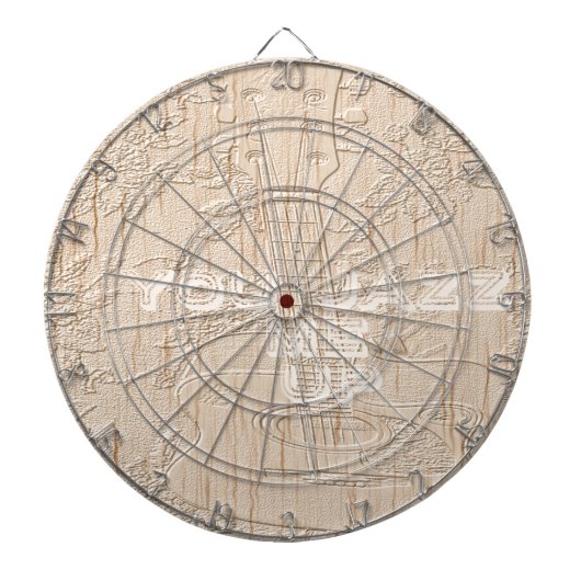 私は茶色のハクナマタタ行く木が大好き ダーツボード (正面)