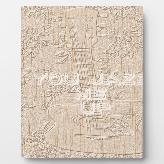 私は茶色のハクナマタタ行く木が大好き フォトプラーク (正面)