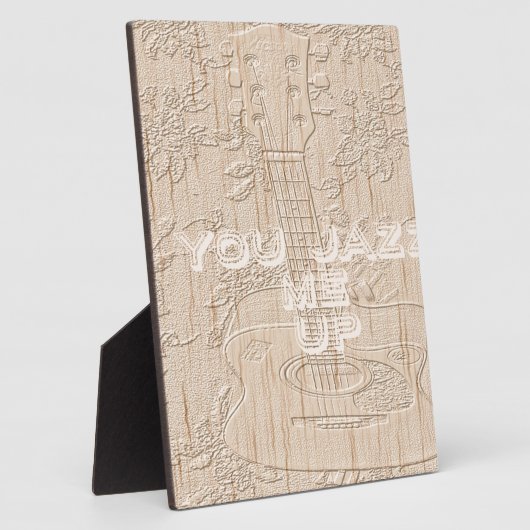 私は茶色のハクナマタタ行く木が大好き フォトプラーク (側面)