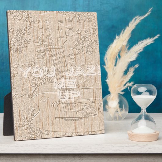 私は茶色のハクナマタタ行く木が大好き フォトプラーク (側面)