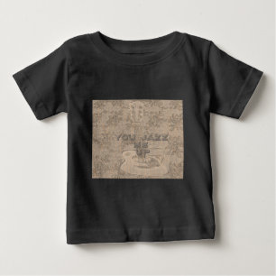 私は茶色のハクナマタタ行く木が大好き ベビーTシャツ