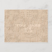 私は茶色のハクナマタタ行く木が大好き ポストカード (正面)