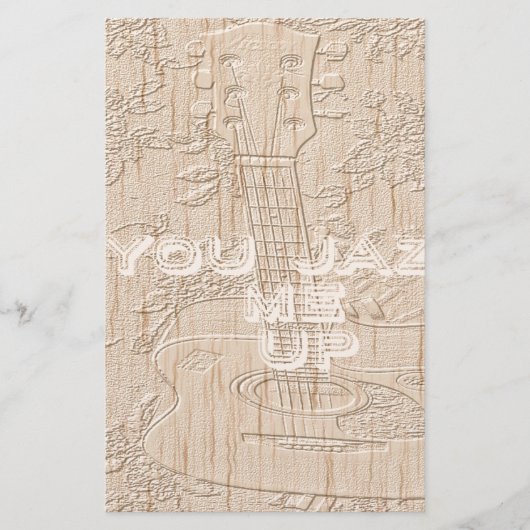 私は茶色のハクナマタタ行く木が大好き 便箋 (正面)