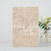 私は茶色のハクナマタタ行く木が大好き 便箋 (スタンド正面)