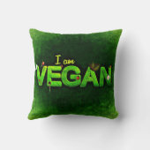 私は草の生えた書自然のテクスチャーでビーガンしている クッション (裏面)