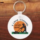 私は草を蹴った キーホルダー (正面)