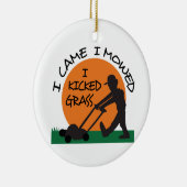 私は草を蹴った セラミックオーナメント (右)
