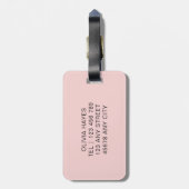 私は荷札を出ている ラゲッジタグ (裏面縦)