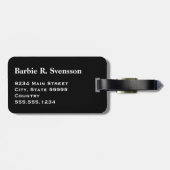 私は荷物ハンドラトラベルハートを愛する ラゲッジタグ (裏面横)