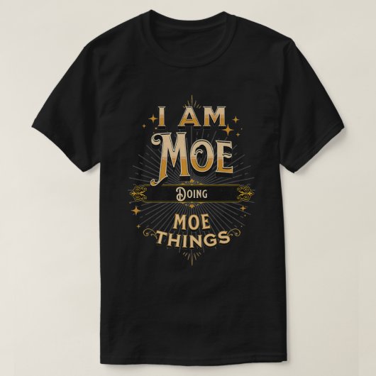 私は萌えMoe Things おもしろいお祝い初演 Tシャツ (デザイン正面)